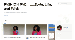 Desktop Screenshot of fashionpadblogs.com