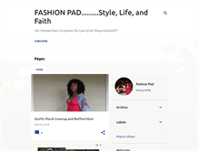 Tablet Screenshot of fashionpadblogs.com